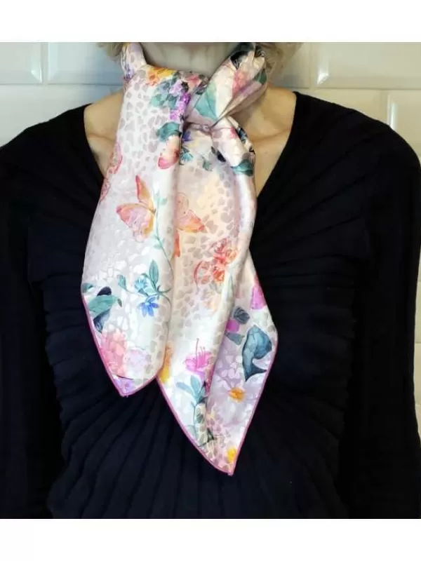 Sale Mon Foulard en Soie Foulard Carre en soie luxe femme CBF2947