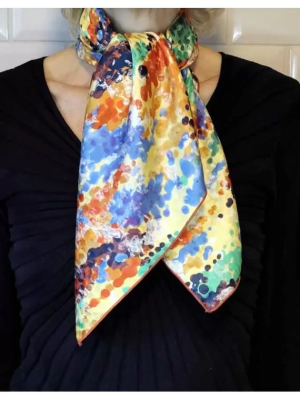 New Mon Foulard en Soie Foulard Carre en soie luxe femme CBF2946