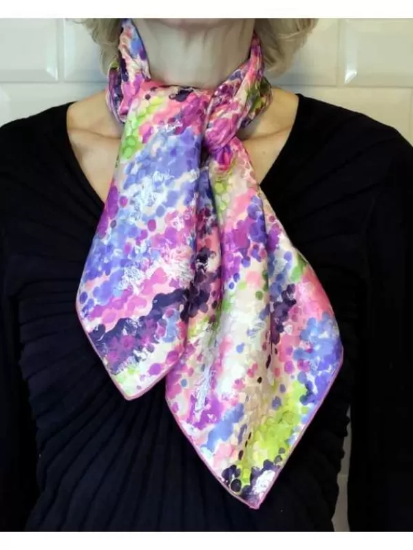 Clearance Mon Foulard en Soie Foulard Carre en soie luxe femme CBF2942