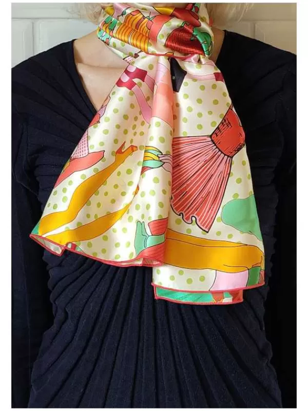 New Mon Foulard en Soie Foulard écharpe en soie cbfe2333