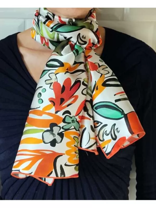 Cheap Mon Foulard en Soie Foulard écharpe en soie cbfe2153