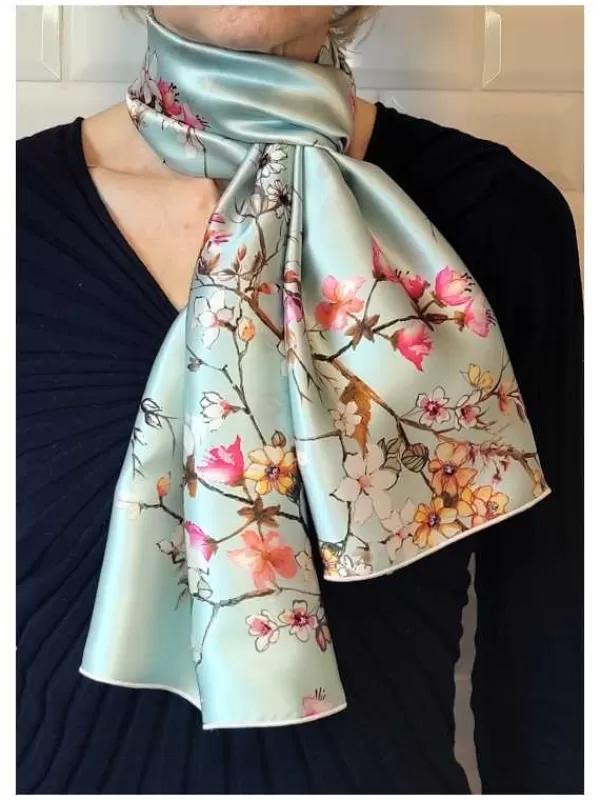 Fashion Mon Foulard en Soie Foulard écharpe en soie cbfe2218