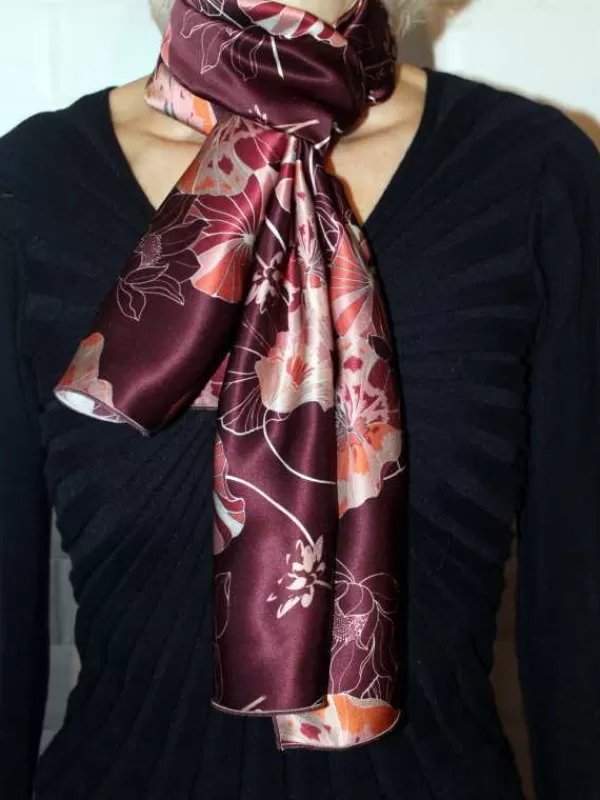 Outlet Mon Foulard en Soie Foulard écharpe en soie cbfe2217