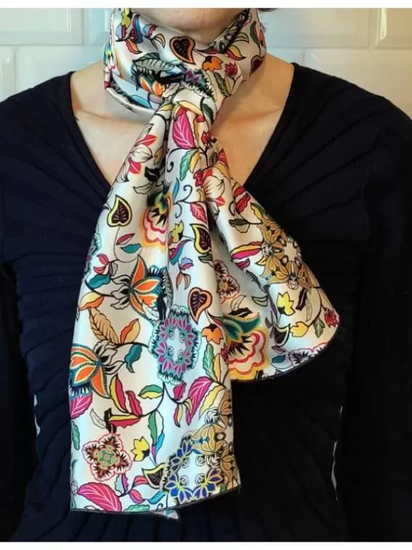 Outlet Mon Foulard en Soie Foulard écharpe en soie cbfe2206