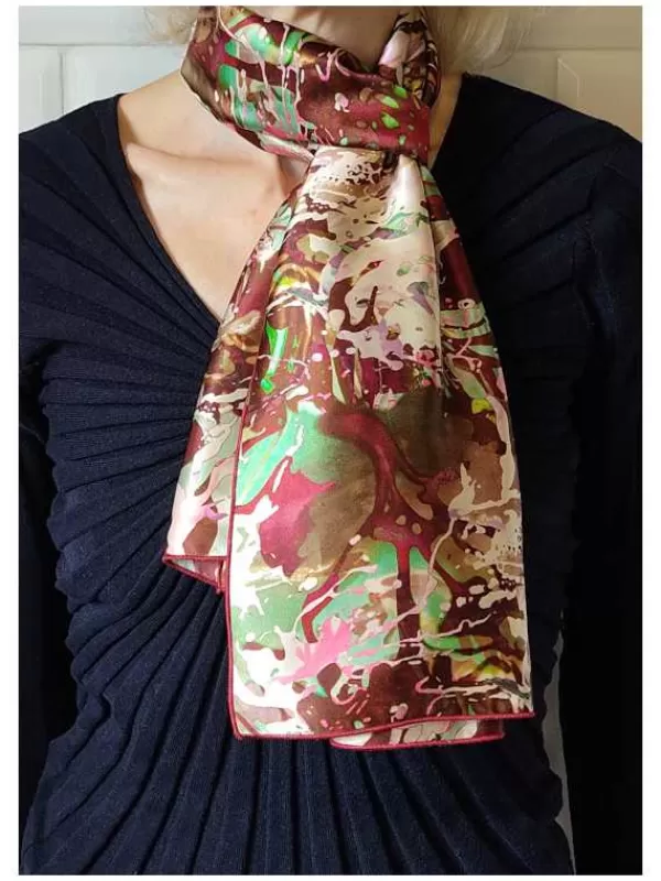 Fashion Mon Foulard en Soie Foulard écharpe en soie cbfe2389