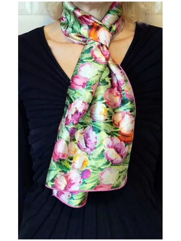 New Mon Foulard en Soie Foulard écharpe en soie cbfe2387