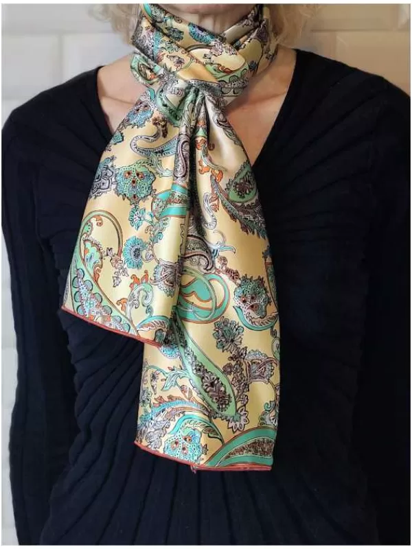 Outlet Mon Foulard en Soie Foulard écharpe en soie cbfe2323