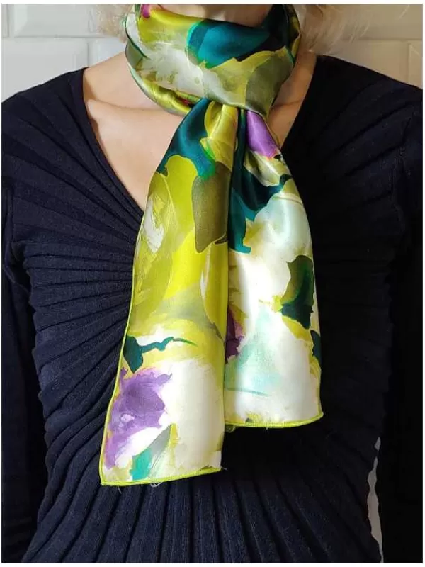 New Mon Foulard en Soie Foulard écharpe en soie cbfe2334