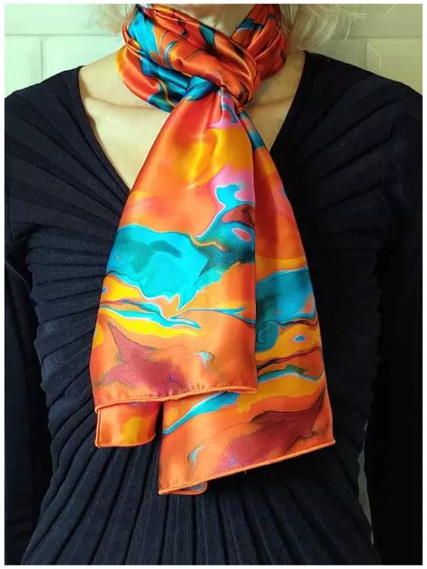 Discount Mon Foulard en Soie Foulard écharpe en soie cbfe2345