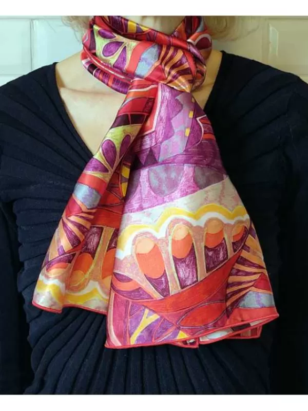 Online Mon Foulard en Soie Foulard écharpe en soie cbfe2414