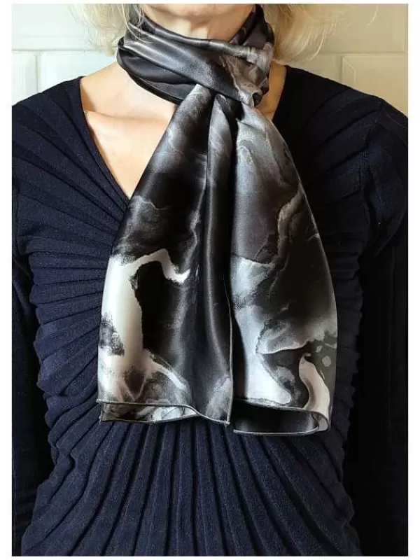 Outlet Mon Foulard en Soie Foulard écharpe en soie cbfe2353