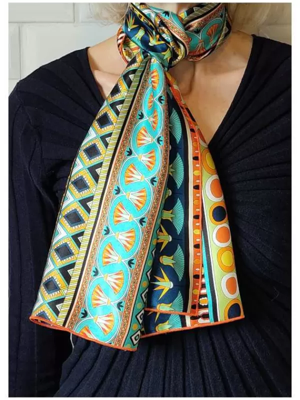 Fashion Mon Foulard en Soie Foulard écharpe en soie cbfe2343