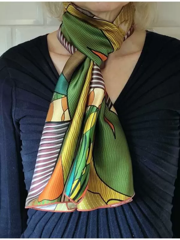 Best Sale Mon Foulard en Soie Foulard écharpe en soie cbfe2303