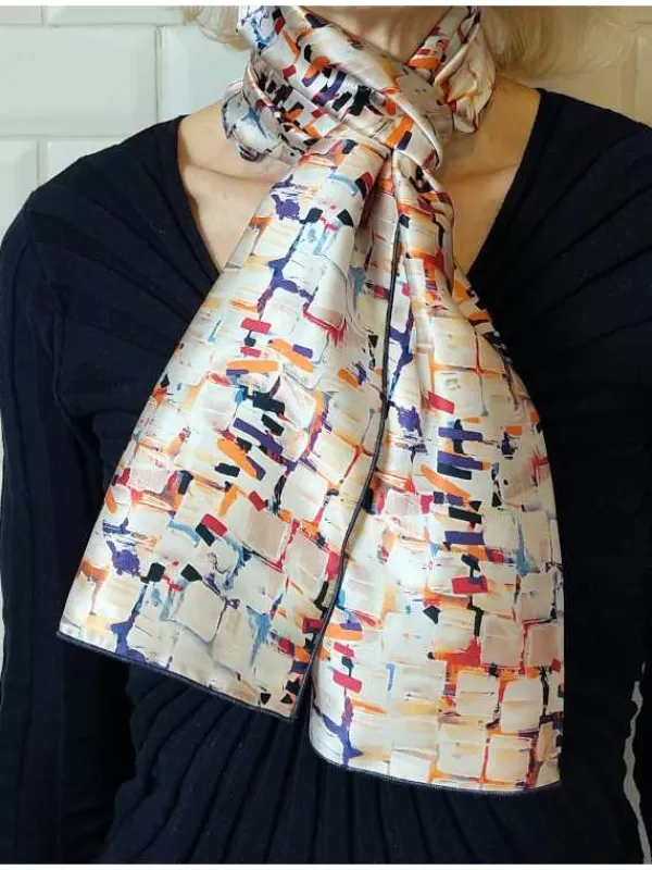 Clearance Mon Foulard en Soie Foulard écharpe en soie CBFE 2435