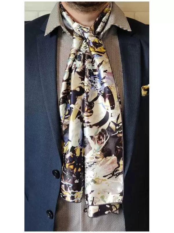 Sale Mon Foulard en Soie Foulard écharpe en soie homme CBF EH2357